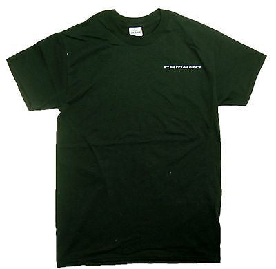 Chevy 3 Camaros Detroit City Adult 100% Cotton Black Graphic Print T-Shirt