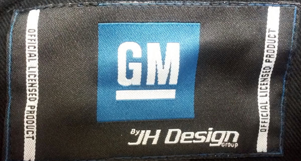 JH Design Mens Corvette Twill Jacket Black/Gry