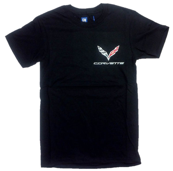 Corvette C7 Logo T-Shirt w/ Screen Printed Logos by JH Design