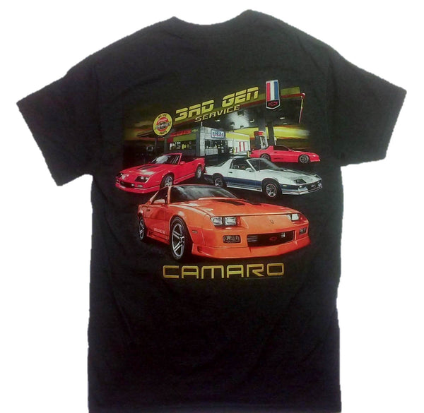 Joe Blow Men's Chevy Camaro "3RD GEN SERVICE" Station T-Shirt