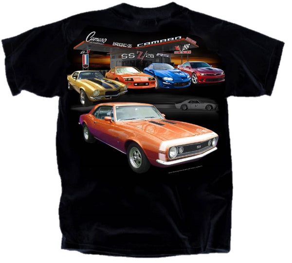 Joe Blow Camaro Service Station Adult Short Sleeve T-Shirt