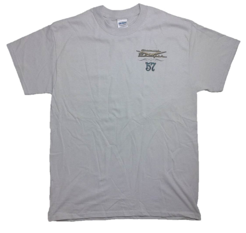 Chevrolet 100% Cotton 57 Chevy Belair T-shirt Classic Original Graphic Print T