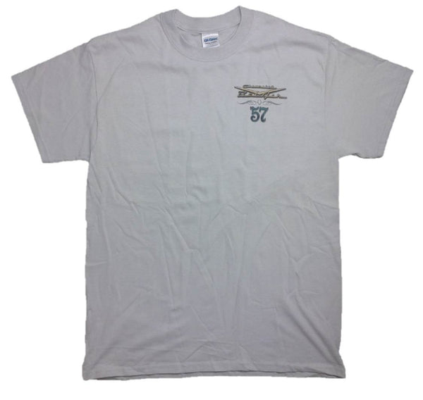 Chevrolet 100% Cotton 57 Chevy Belair T-shirt Classic Original Graphic Print T