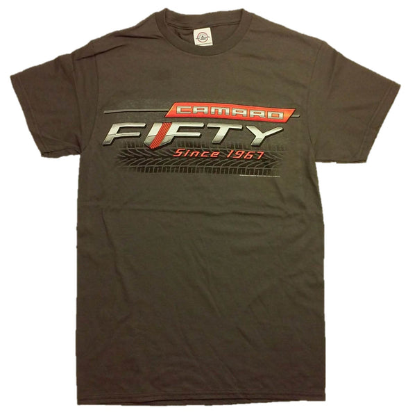 Camaro 50th Anniversary Gravel Tread T-Shirt by Joe Blow T's