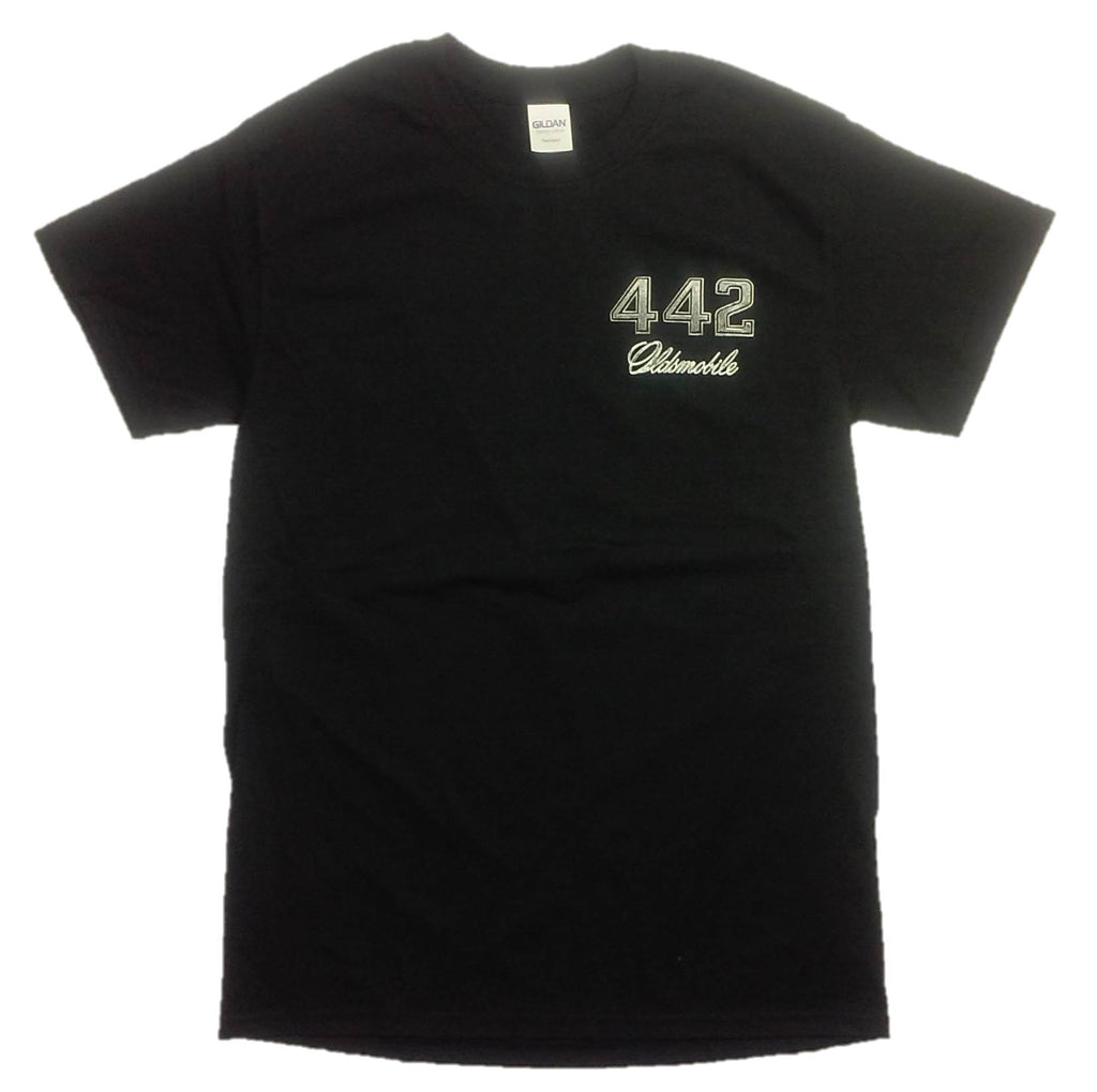 442 Oldsmobile Cutlass Multi Car Diner 100% Cotton Adult T-Shirt by Joe Blow