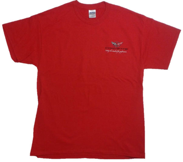 Corvette C5 Setting the Standard Performance Graphic Print Short Sleeve T-Shirt
