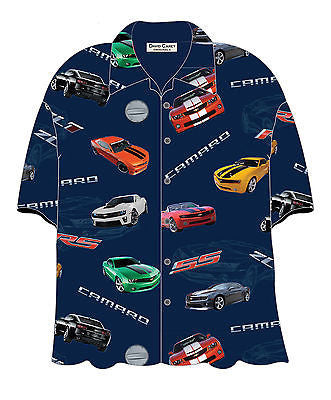 Chevrolet 2013 Camaro Hawaiian Bowling Camp Shirt by David Carey Apparel