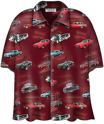 Pontiac Firebird GTO Bowling Camp Club Shirt by David Carey Apparel
