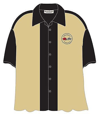 Chevy Corvette C1 Bowling Camp Club Shirt by David Carey Apparel