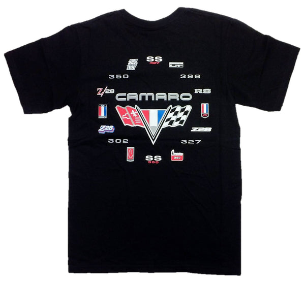 JH Design Camaro Collage Men's Short Sleeve T-shirt