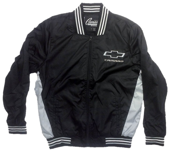 Chevrolet Camaro Men's Windbreaker Jacket with Embroidered Logos by JH Design