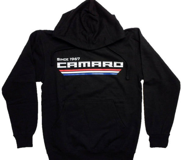 Camaro Men's "Since 1967" Tribar Logo Hoodie by JH Design