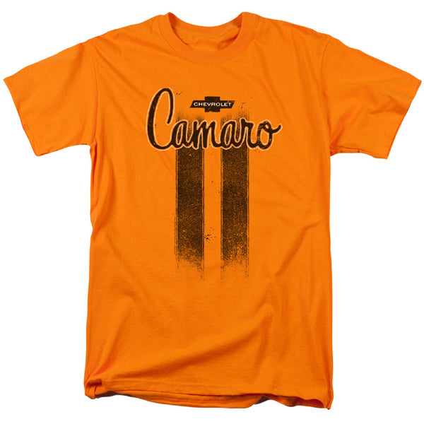Camaro Men's Vintage Script w/ Tire Tracks T-Shirt