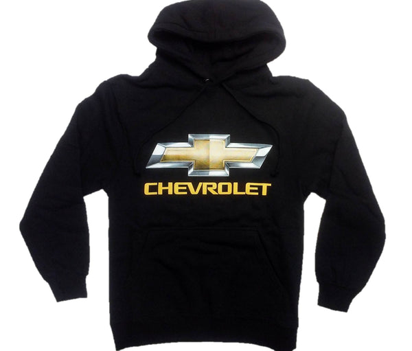Chevy Pullover Hoodie with Screen Printed Logo by JH Design