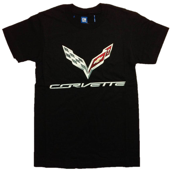 Corvette Men's C7 Logo T-Shirt by JH Design