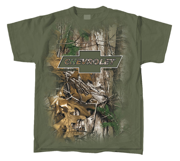Realtree Chevy Bowtie Knock Out T-shirt by Joe Blow