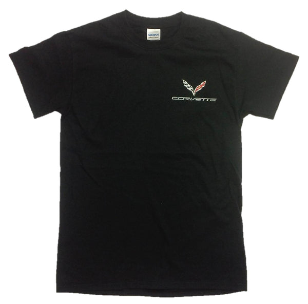 Joe Blow Grey C7 Corvette Stingray with Red Streak T-Shirt