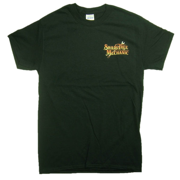 Camaro "ShadeTree Mechanic" 100% Cotton Black Graphic Print Short Sleeve T-Shirt