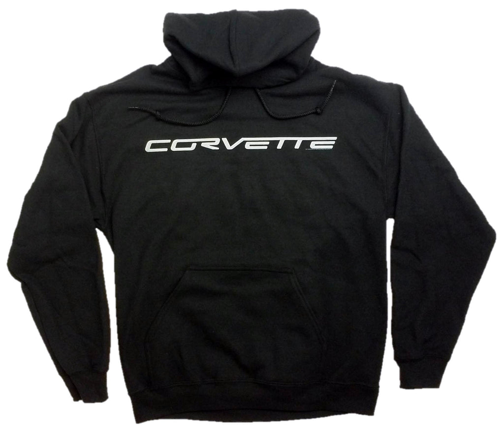 "NOTHING BUT CORVETTE" C6 Logo 50/50 Cotton/Polyester Pullover Hoodie Sweatshirt