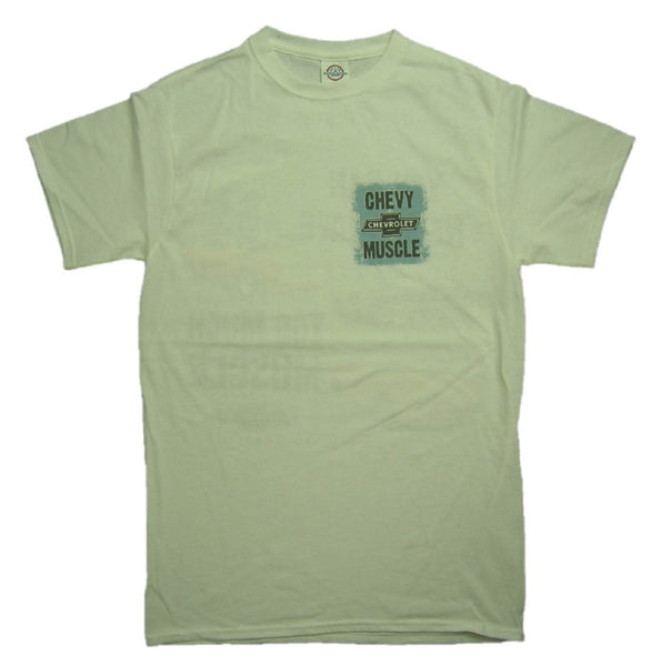 Chevrolet "YOU CAN NEVER HAVE TOO MUCH MUSCLE" 100% Cotton Graphic Print T-Shirt