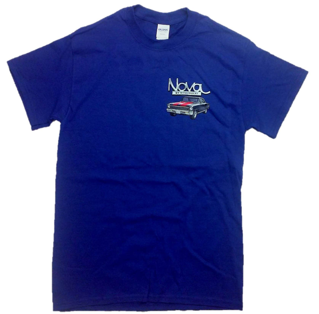 Chevrolet Nova T-Shirts 100% Cotton - Blue by Joe Blow T's