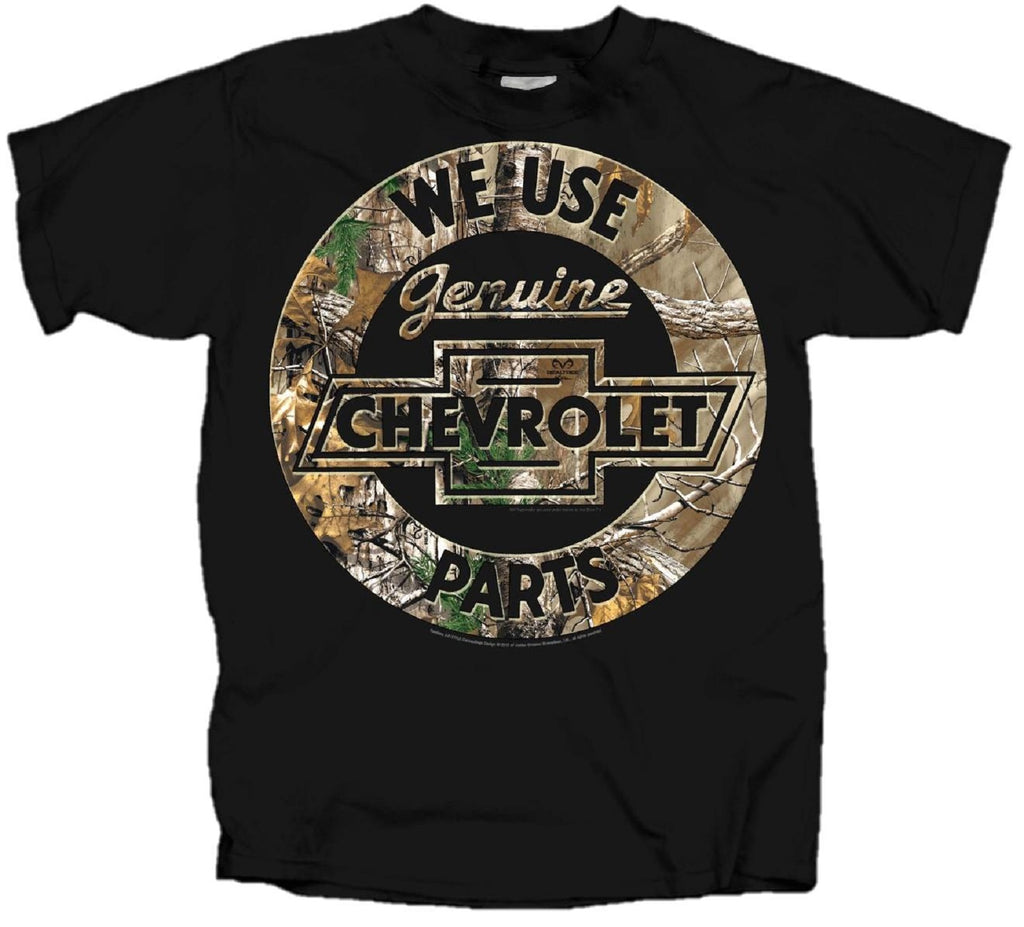 Realtree Chevrolet Genuine Parts Logo T-shirt by Joe Blow
