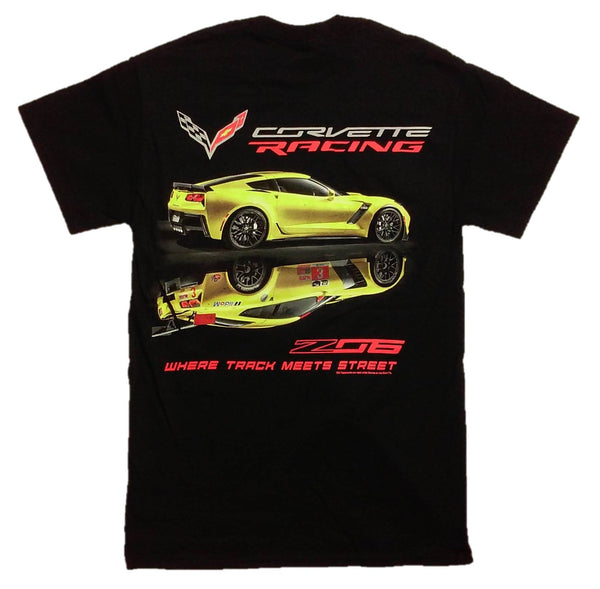 Joe Blow Men's Corvette C7 Z06 "TRACK MEETS STREET" T-Shirt