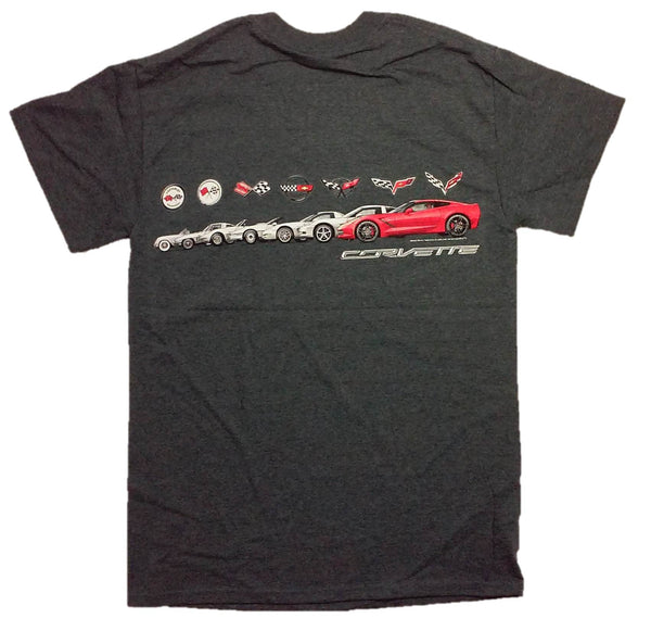 Corvette Band Print Adult Short Sleeve T-Shirt by Joe Blow T's