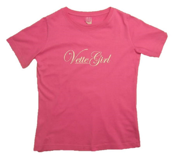 Chevy "Vette Girl" Ladies Fashion Jersey 100% Cotton Short Sleeve T-Shirt