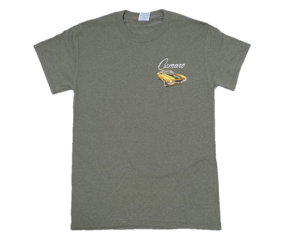 Camaro Vintage Script 50% Cotton/50% Poly Short Sleeve Graphic Print T-Shirt