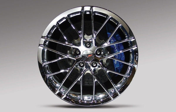 Corvette C6 ZR1 Chrome Wheel Sign